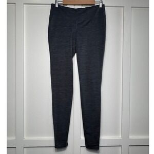 Old Navy Active Go-Dry Leggings Womens Large Tall Gray Space Dye Zip Pocket